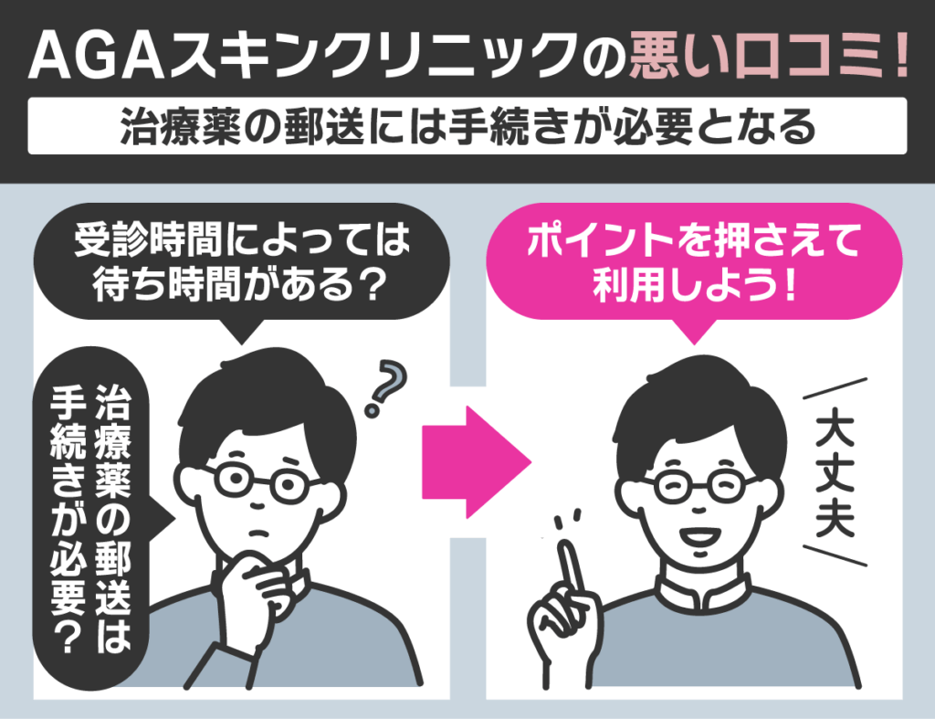 AGAスキンクリニックの悪い口コミ・評判！ポイントを抑えて利用しよう
